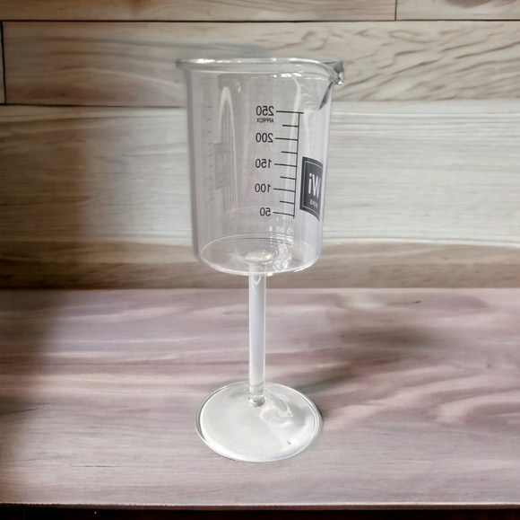Drink Periodically Lab Beaker Wine Glass Brand New! - Picture 2 of 5